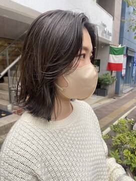 エトラ 渋谷店(etora) 外ハネボブ　レイヤーカット　ワンカール