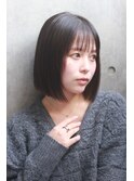 切りっぱなしボブ小顔コンパクト吉祥寺