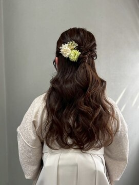 リム(Limb) ハーフアップアレンジ　ヘアアレンジ