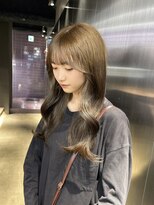 ペレ 栄店(PELE) ホワイトグレージュ/デジタルパーマ/チェリーブラウン/栄