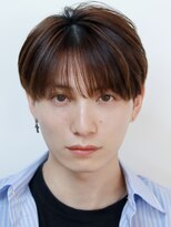 オーシャントーキョー サニー 原宿(OCEAN TOKYO Sunny)&nbsp;フェザーパーマセンターパートニュアンスパーマ韓国マッシュ黒髪