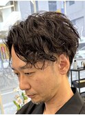 色気あるスパイラルパーマ/メンズマッシュパーマ/藤沢パーマ