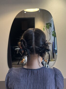 ロメ(Lome) カチモリツイン/ヘアアレンジ/韓国風