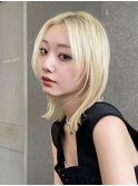 小顔に見えるトレンドヘア/黒髪/オリーブグレー/ココアベージュ