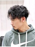 ビジネスカジュアルパーマ/スパイラル/ツーブロック
