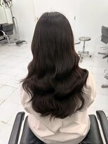 シェノン 表参道(CHAINON)&nbsp;表参道/着物ヘア/ダークアッシュ/ミディアムレイヤーカット/渋谷