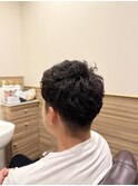 20代30代爽やかイケメンツーブロックスパイキーショート