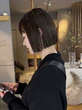 ミー(mii) 【mii】ボブ/グレージュ