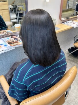 サロンドバン 恵比寿 赤み消し◎オリーブカラー×ミディアムレイヤー