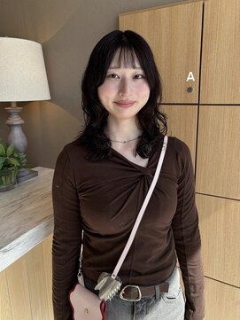 ユウヘアー 千代田橋店(U Hair) レイヤーパーマ×カシスピンク