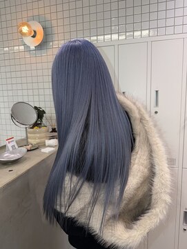 モニカ 原宿店(MONIQA) アッシュブルー