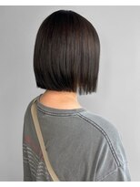 ヘアーメイク ラグズ(Hair Make Luxtz) ストレートパーマ×パツンボブ大人ガーリー
