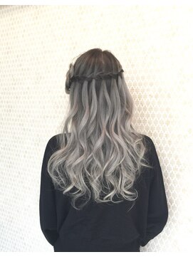 アーチフォーヘアー(a rch for hair) バレイヤージュアッシュグレー♪♪