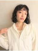抜け感×外国人風ボブ