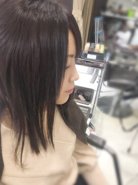 ヘアセットサロンエッジ(Edge) 大事な顔まわりにちょこっとエクステ２０g