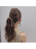 ゆるふわポニーテール　＊　【REJOICEhairEN 根本亜弥】