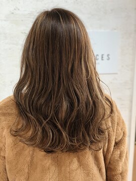 バカンス(VACANCES) ハイライト☆アッシュベージュ