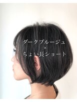 ノア(Noa)&nbsp;ダークブルージュ×ちょい長ショート