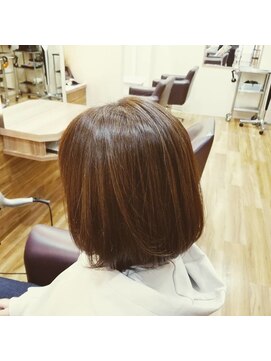 ブレス バイ ファースト 大和吉岡店(Breath by first) ぱっつんボブ【stylist西條】