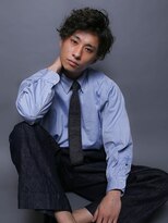 テラス 三宮店(TERRACE)&nbsp;大人のニュアンスパーマ×アップバング