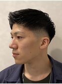 【男らしさが上がる】アップバングフェード