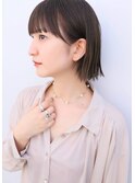 切りっぱなしボブ・ストレートタッチ【表参道drop】
