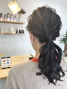 リエート(lieto) クルクルローポニー×前髪クリクリ♪