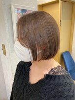 ロンドプランタン 恵比寿(Lond Printemps)&nbsp;韓国風サイドバングワンレン内巻きボブ