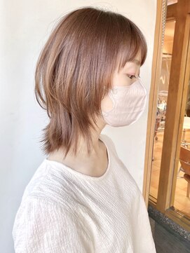 モリオフロムロンドン 原宿本店(morio from London) 【morio原宿】ミディアムレイヤー　ウルフスタイル