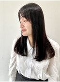 【FOLK】就活も実習もOK透明感ブラック☆似合わせ内巻きロング♪