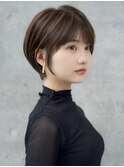 前髪あり大人ショートボブ20代30代40代【AIN.表参道】川原大地