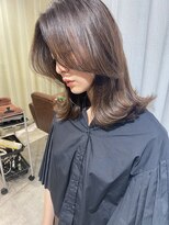 アンス 大阪梅田(ANs.)&nbsp;20代30代大人可愛いアッシュベージュくびれボブ耳掛け透明感