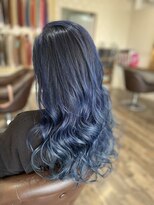 フリーク 石岡店(FREAK)&nbsp;全頭ブリーチ【青系】