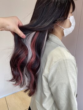 ユーフォリア 新宿店(Euphoria) 【Euphoria/Kana】チェリーレッド×インナーエクステ