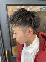 オムデュー(HOMME DEUX) 【AOI】短髪パーマ