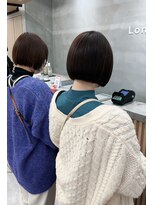ロンドプロフィール 浦和(Lond profil) 【ワンランク上のボブ】切りっぱなしボブペールベージュ【浦和】