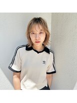 ノク 渋谷(nok)&nbsp;ハイトーンボブ巻き_大人ガーリーチョコレートモード