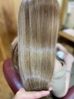 デューヘアー(due hair)&nbsp;ミルクティーベージュ/サラ艶ロング【due hair 砂川 翔】