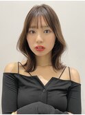 韓国風へア 外国人風へア くびれヘア ハニーブラウンM1029