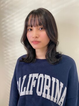 イーストハムネオ(EAST HAM NEO) 韓国ミディアムレイヤー/艶髪ブラウン