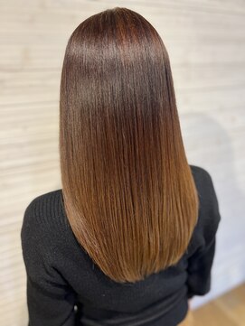 スマイル(Smile) 柔らかい縮毛強制 インナーカラー