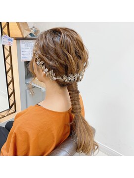 アールモンドヘア新世界 【北見】#ヘアアレンジ#ヘアセット#卒業式ヘア