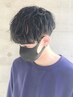 【メンズ人気No.3★メンズ限定ロングヒット】カット+パーマ+炭酸泉付￥14168→