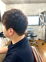 ヘアサロン レゴリス(hair salon REGOLITH)&nbsp;モノトーンアッシュ×メンズショート