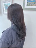 # イヤリングカラー+カラー+カット+トリートメント
