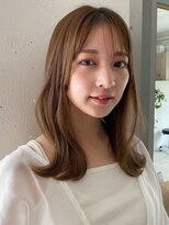 エトラ 渋谷店(etora)&nbsp;小顔 フェミニンロング メルティーカラー 似合わせカット"