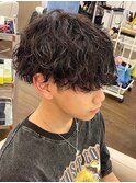 波巻きパーマ/メンズ/スパイラルパーマ/ツイストスパイラル