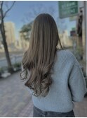 ブリーチなしミルクティーベージュ