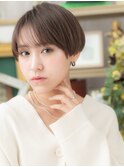 ■艶髪シルキーベージュ刈り上げショート308-5★大宮20代30代