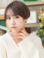 カバーヘア ブリス 大宮西口(COVER HAIR bliss)&nbsp;■艶髪シルキーベージュ刈り上げショート308-5★大宮20代30代